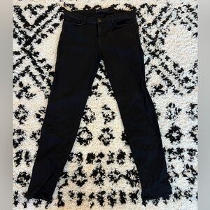 J Brand black super skinny jeans, size 32.